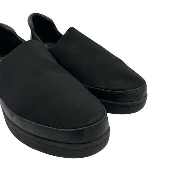 Donald J Pliner Mera-D Black Neoprene Round Toe Slip On Platform Sneakers - Picture 7 of 10